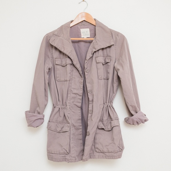 Thread & Supply Jackets & Blazers - Thread + Supply grey taupe utility jacket